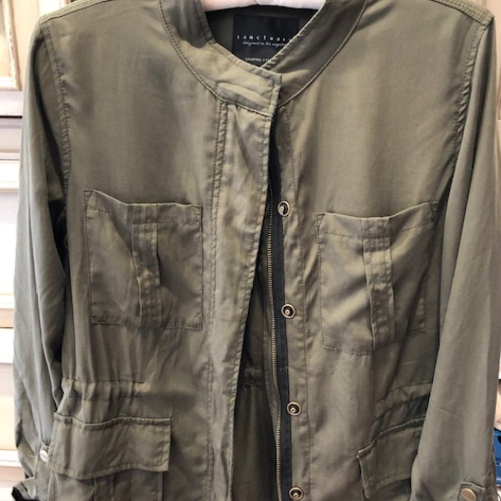 Olive Green Cargo Jacket